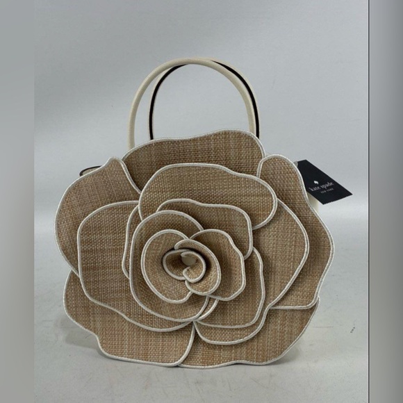 kate spade Handbags - NWT Kate Spade Beige Floral Crossbody Bag